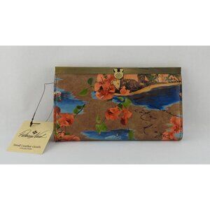 New Patricia Nash French Riveria Cauchy Wallet Clutch Bag Summer Beach Travel